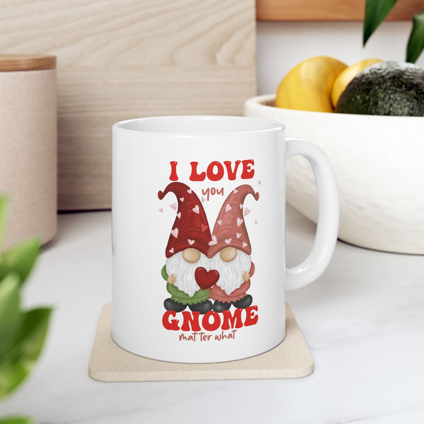 Valentine's Day Mug - I Love You Gnome