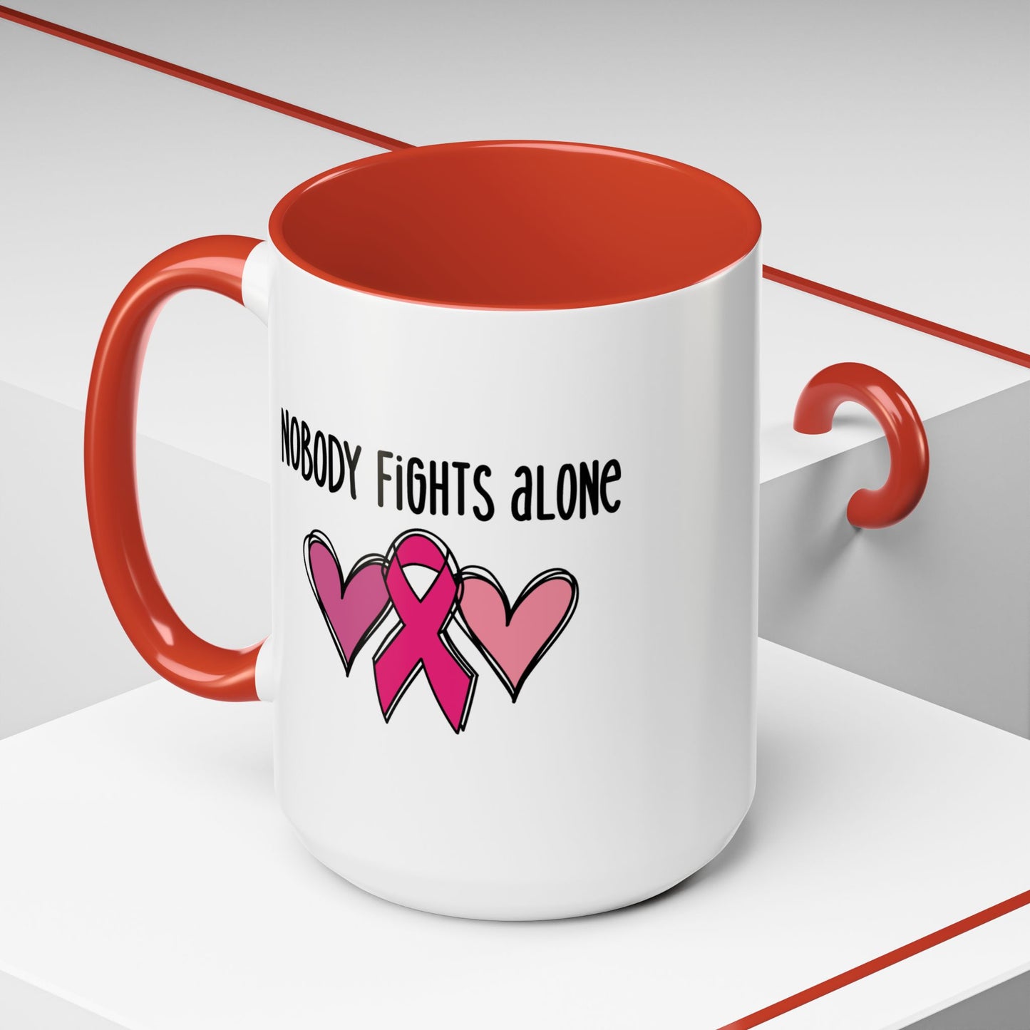 Support Mug - Nobody Fights Alone