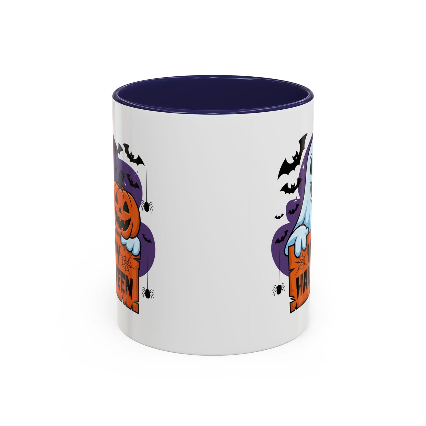 Halloween Mug - Winking Ghost With Pumpkin