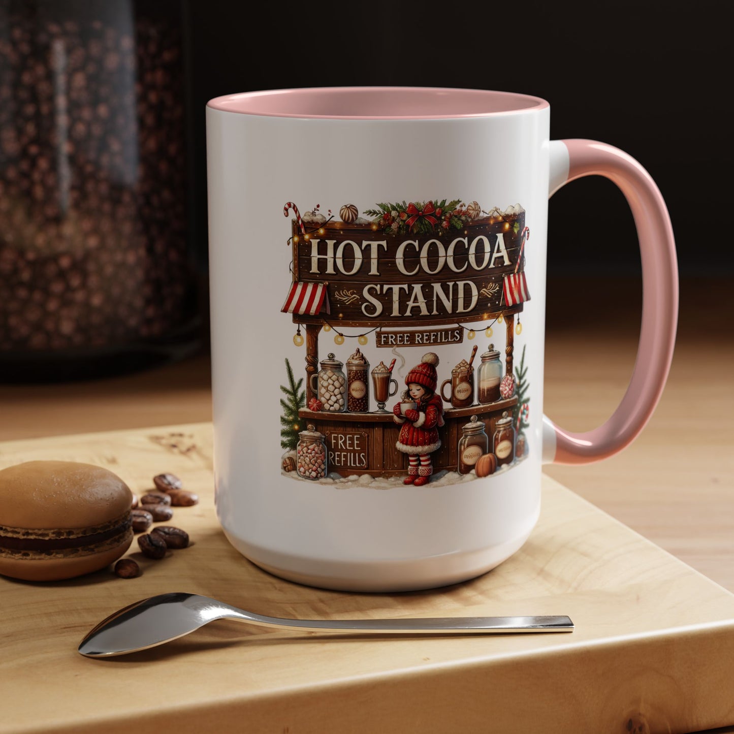 Christmas Mug - Hot Cocoa Stand Free Refills
