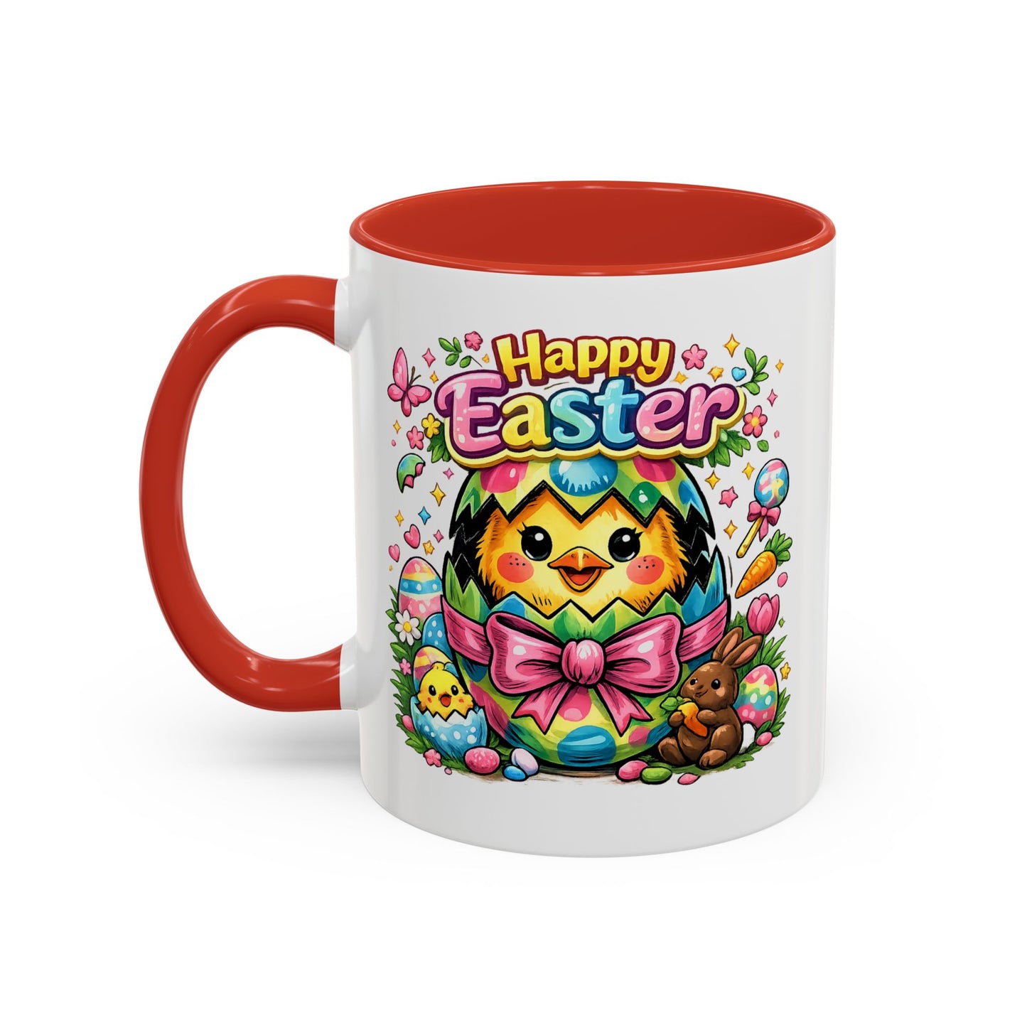 Easter Mug - Happy Easter Chics & Bunny