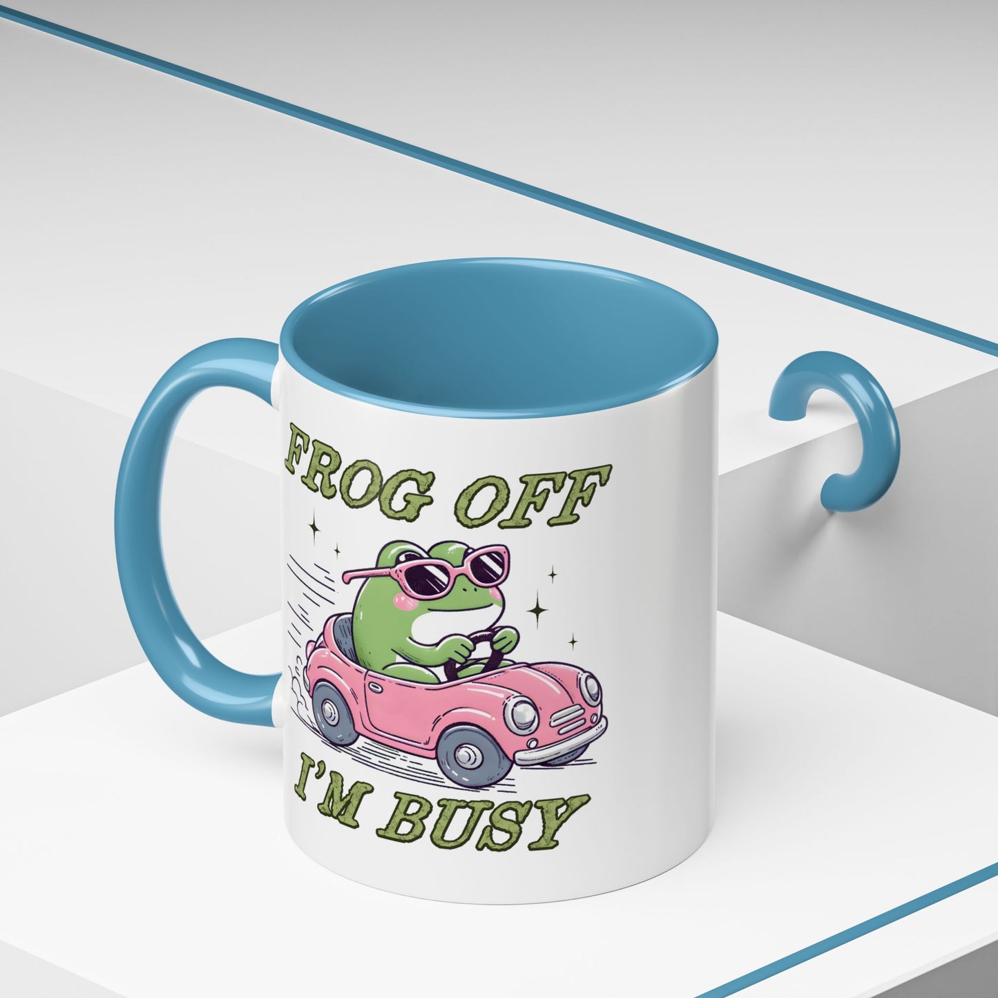 Humor Mug - Frog Off I'm Busy