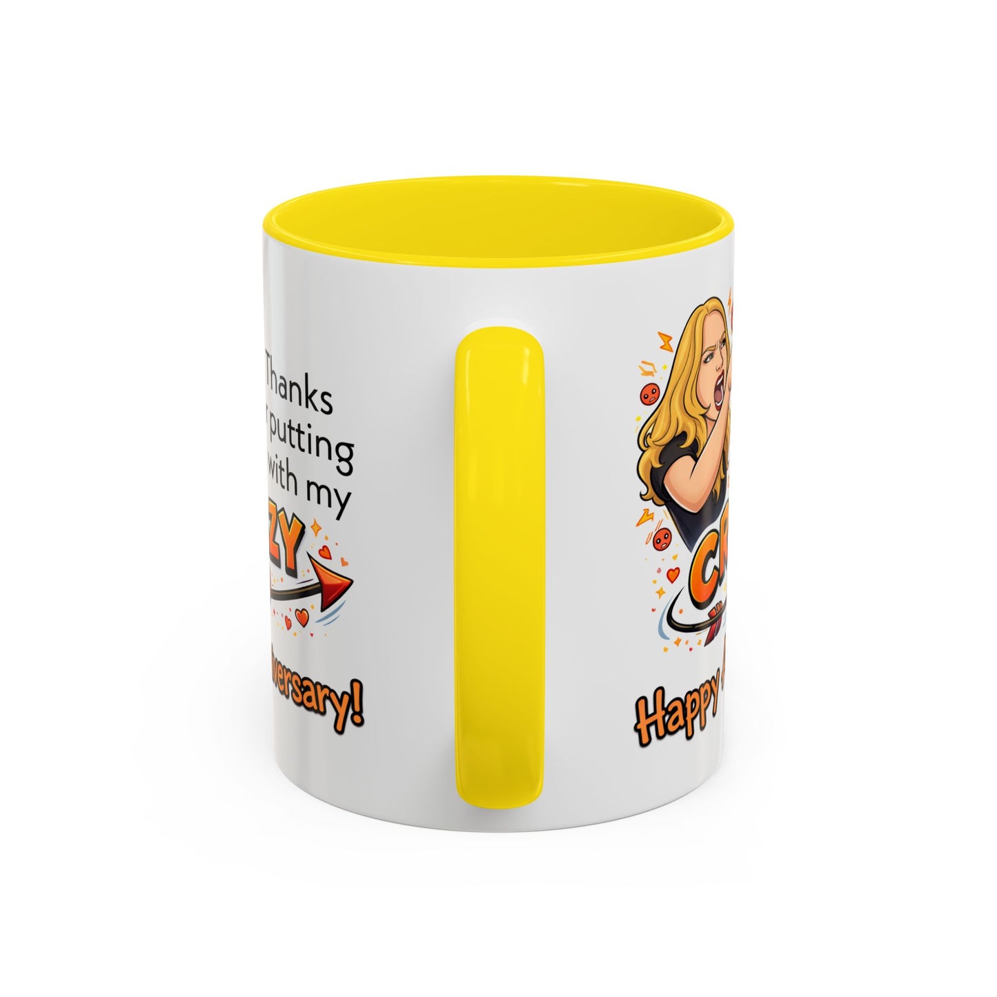 Anniversary Mug - Thanks For Putting Up