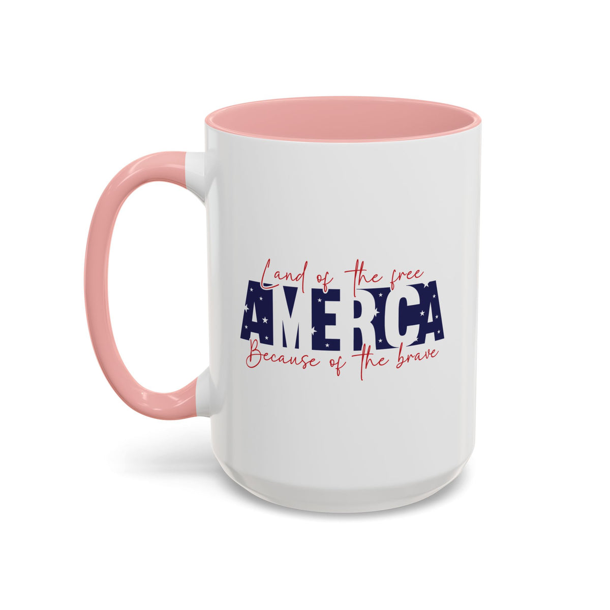 4th of July Mug - American Land of the Free Stars