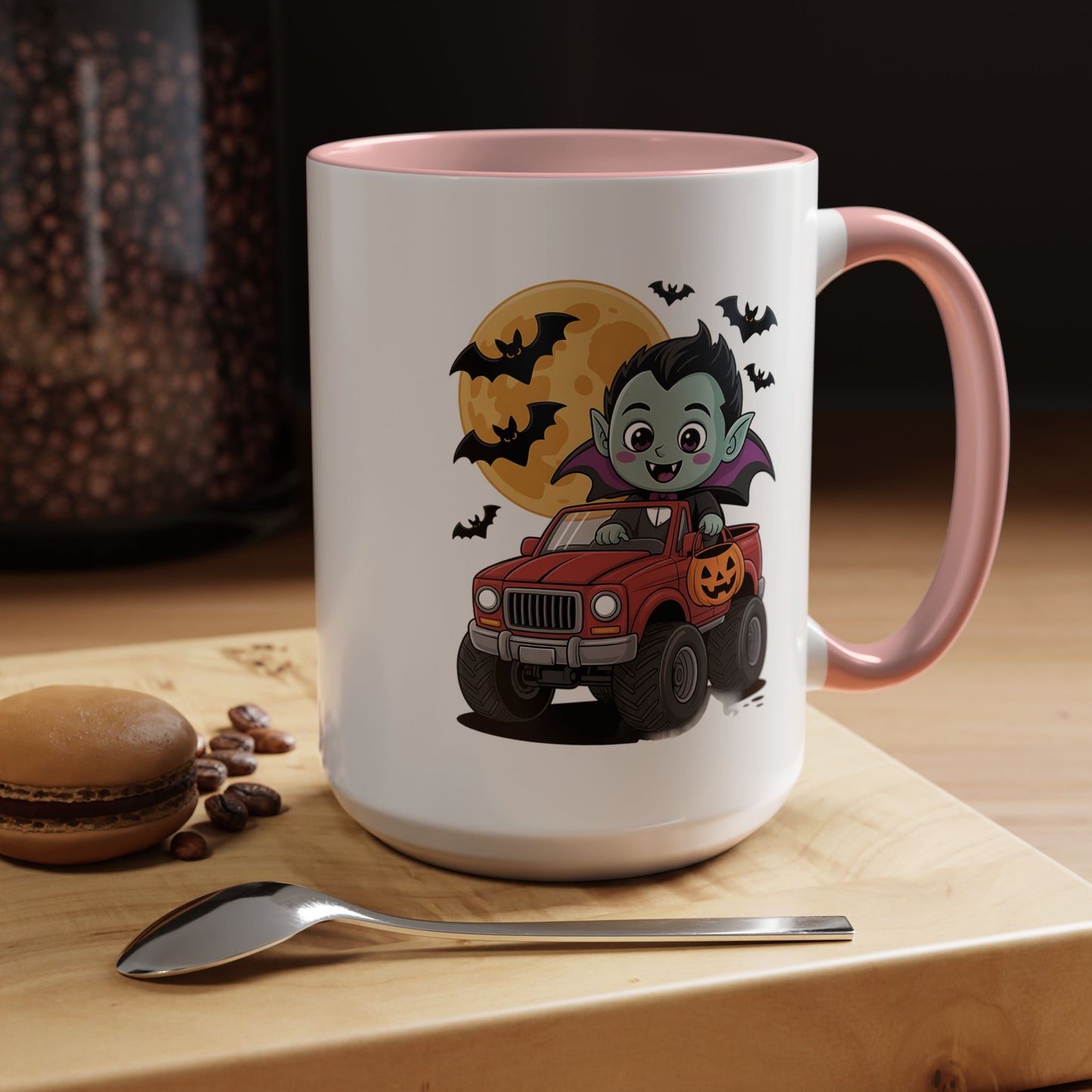 Halloween Mug - Driving Vampire