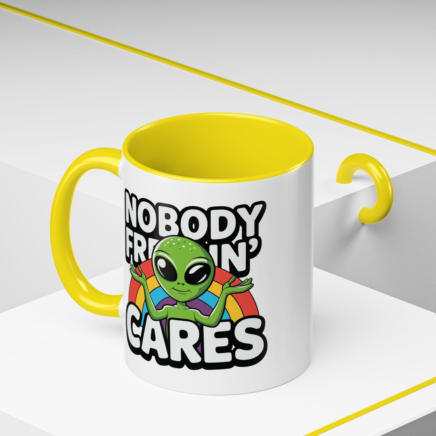 Alien Mug - Nobody Freakin Cares