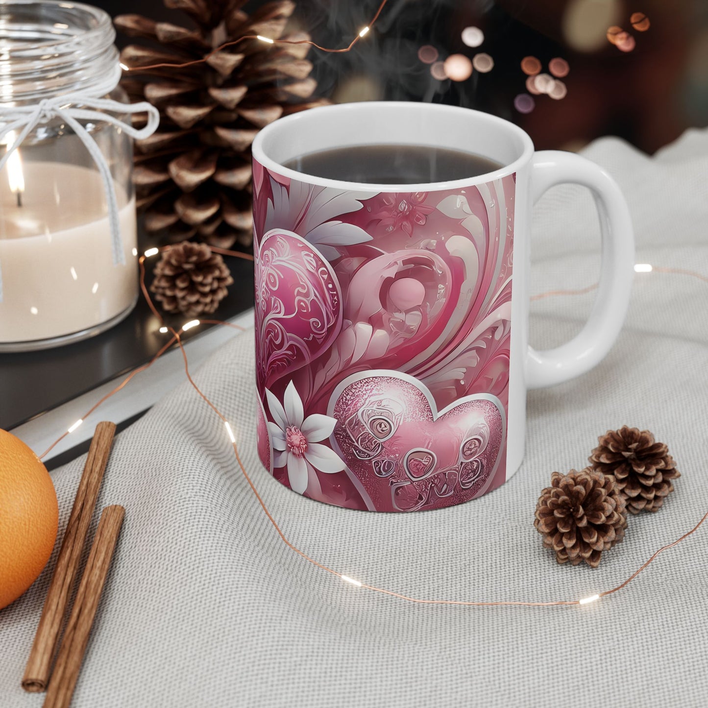 Artistic Mug - Art Hearts