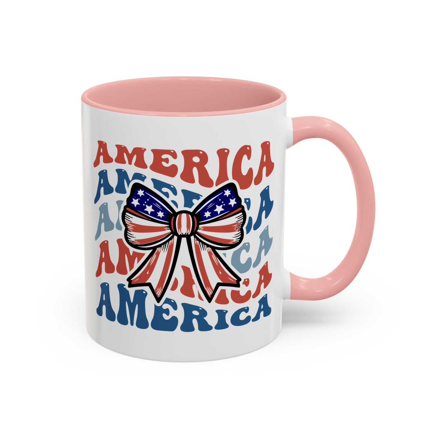 4th of July Mug - America Bow