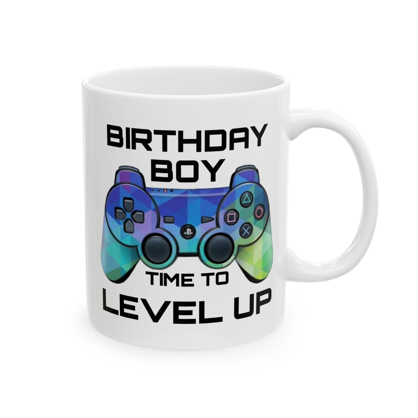 Birthday Mug - Birthday Boy Time to Level Up