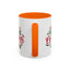Christmas Mug - Merry Christmas Green & Red Text Tree Snowflakes Presents