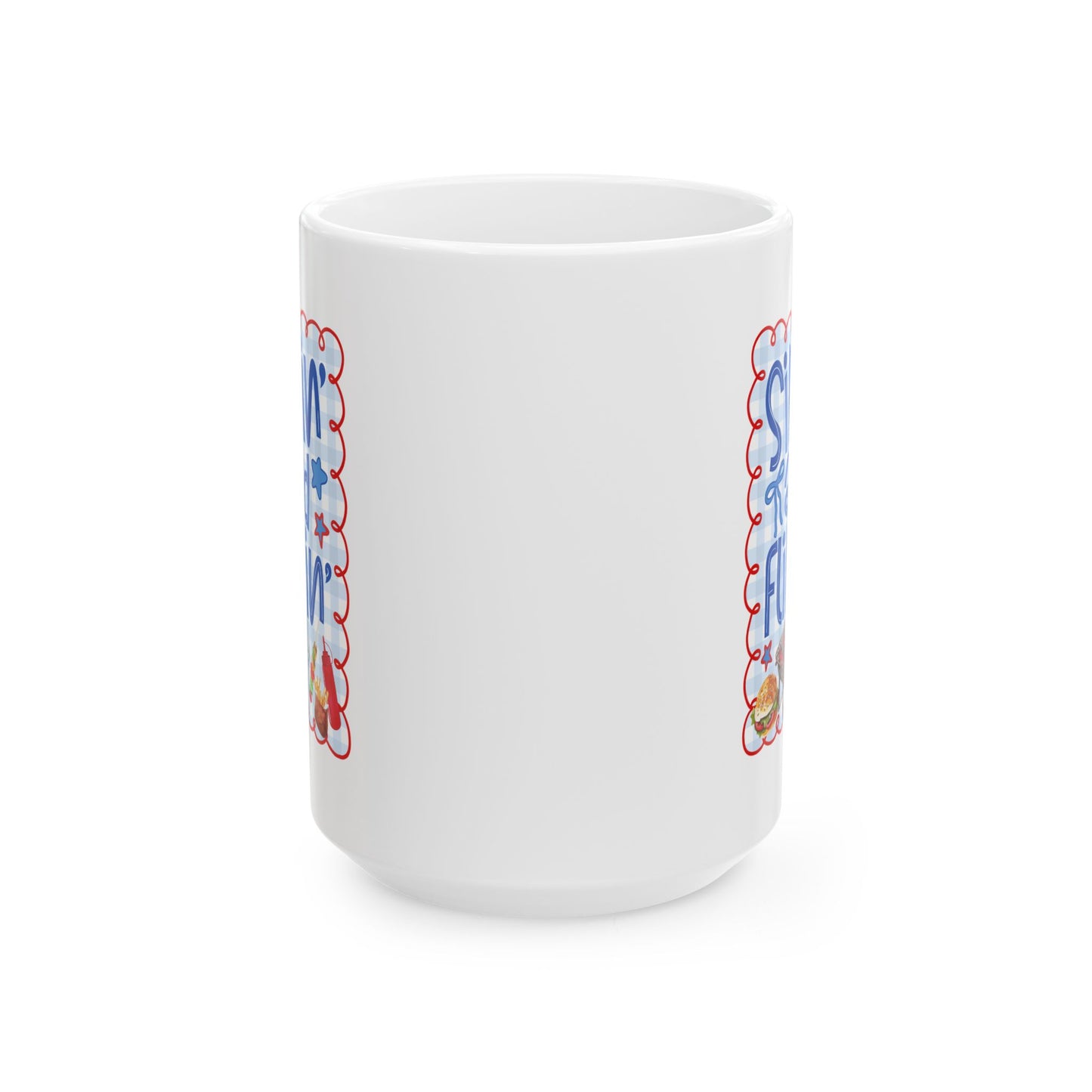 4th of July Mug - Sippin' and Flippin'