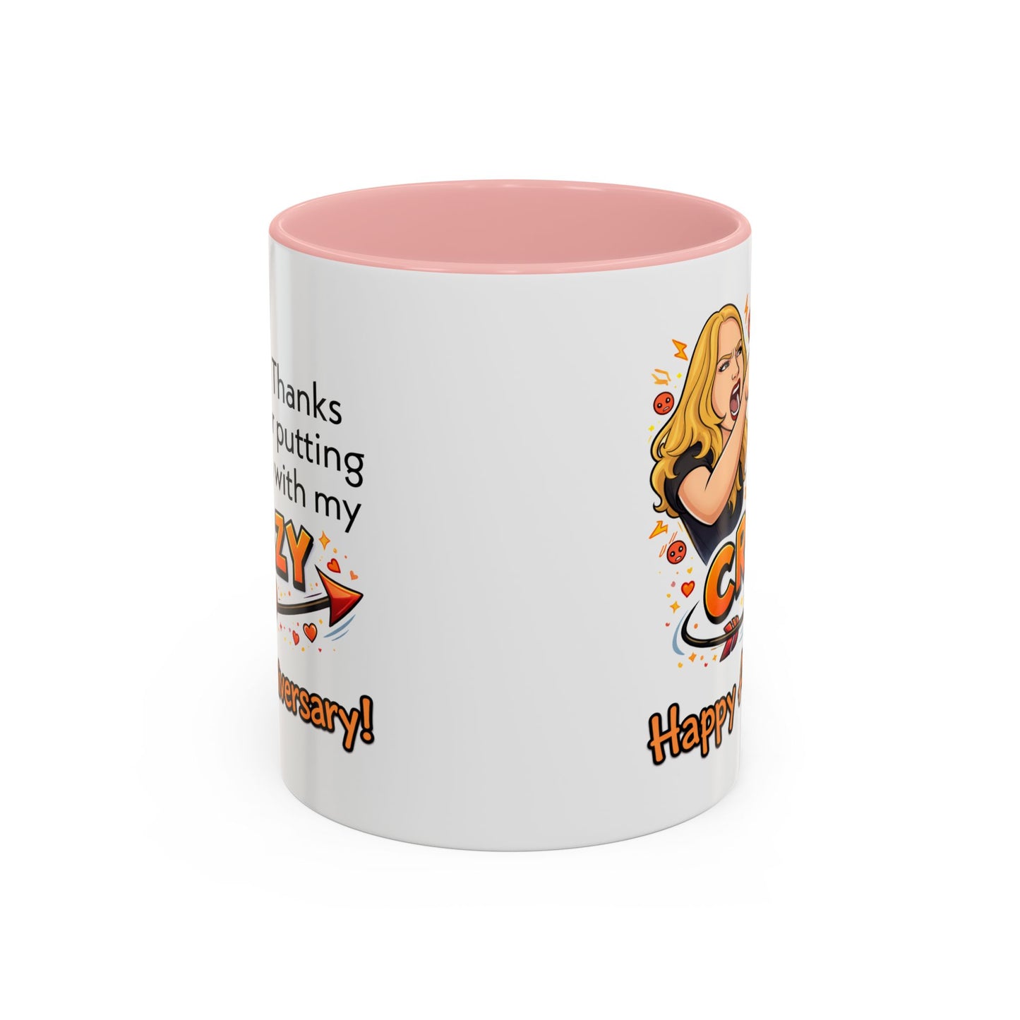 Anniversary Mug - Thanks For Putting Up