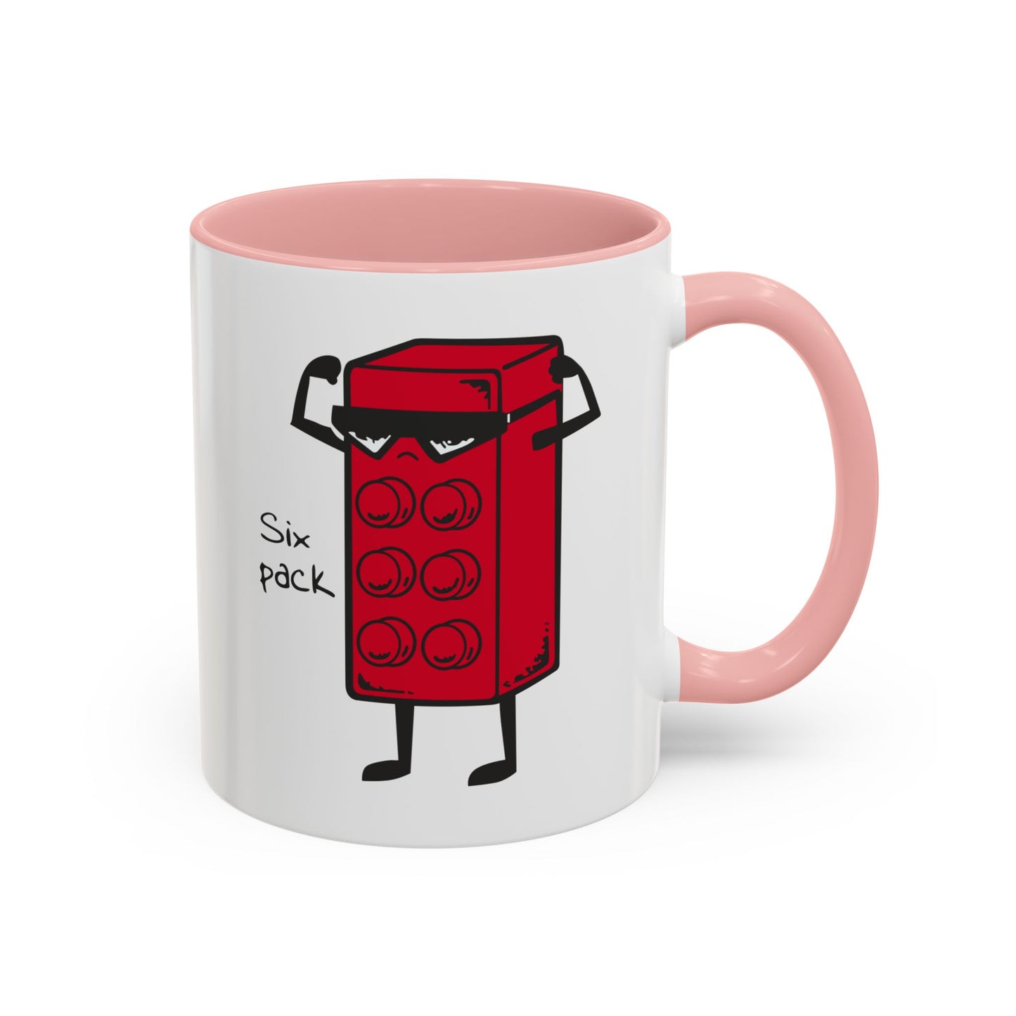 Humor Mug - Six Pack Lego Block