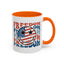 4th of July Mug - Freedom Smiley Face