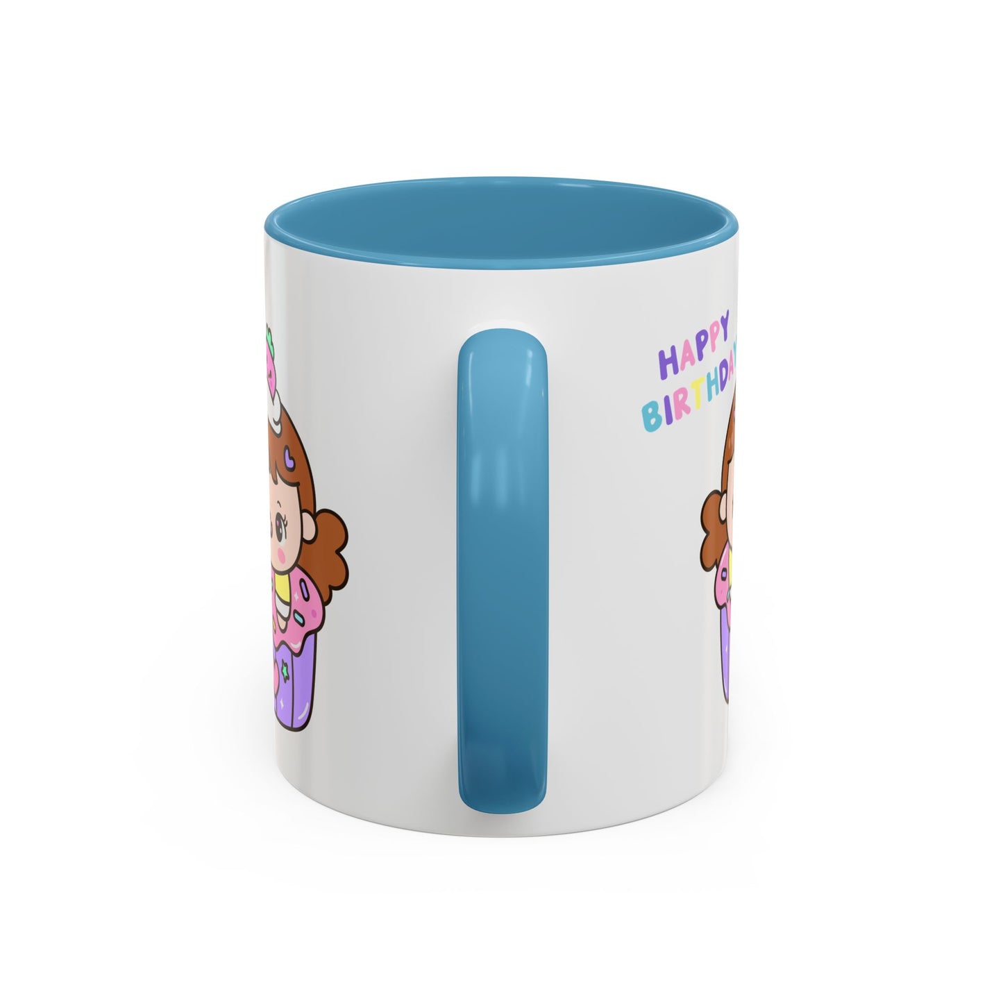 Birthday Mug - Cute Girl Cupcake