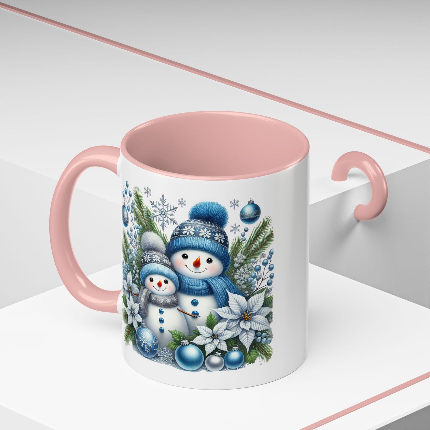 Christmas Mug - Blue Snowman Child
