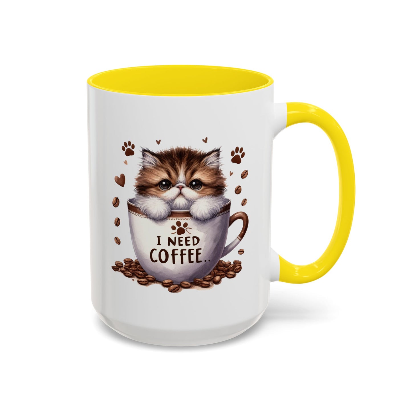 Animal Mug - I Need Coffee Kitten