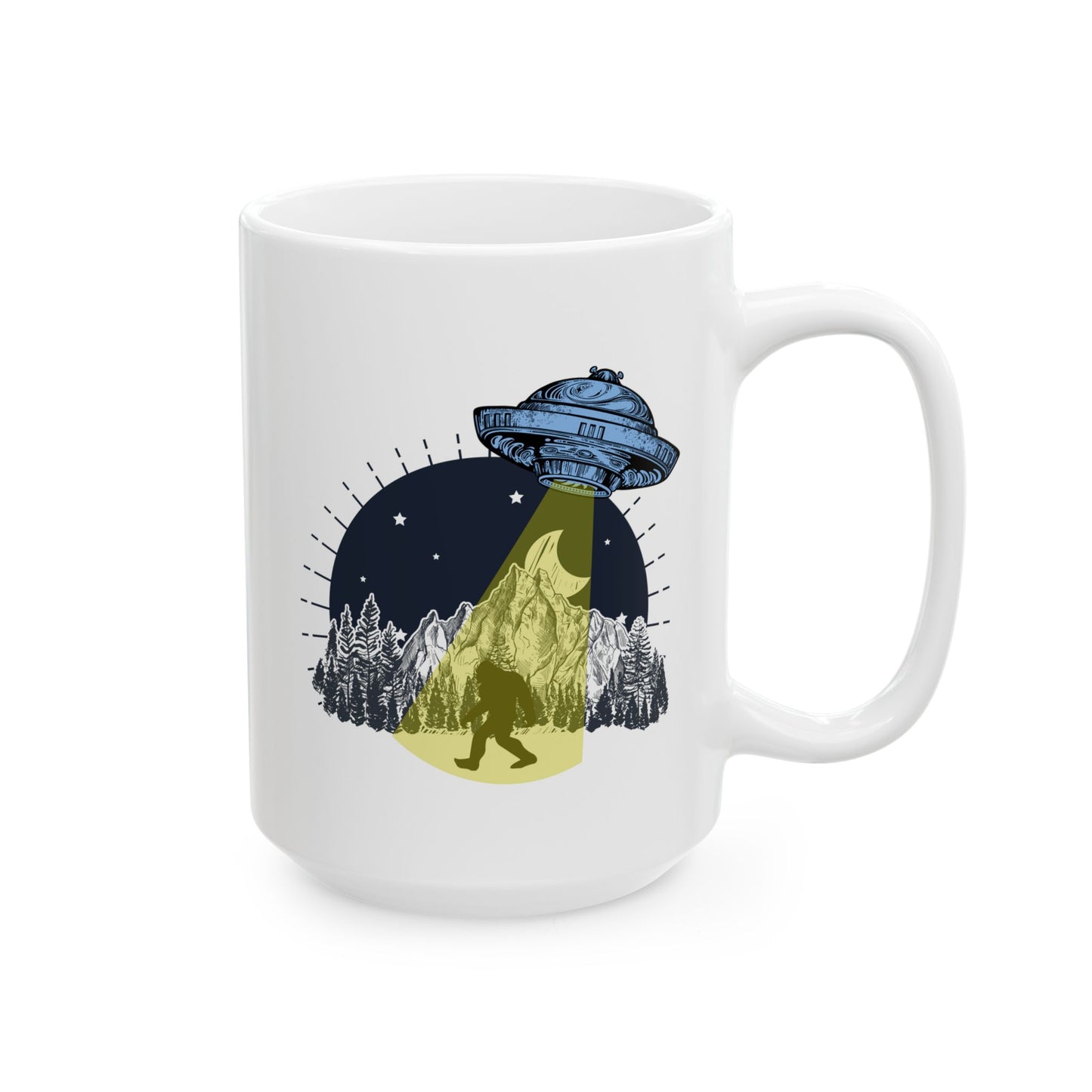 Alien Mug - Bigfoot Ufo