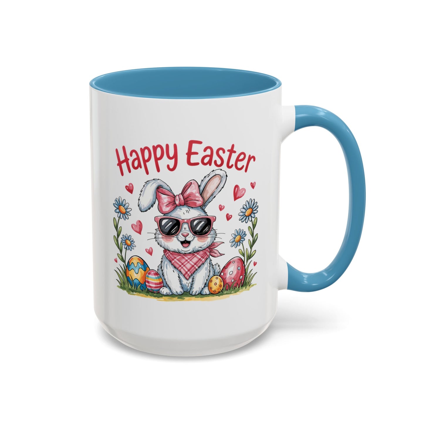 Easter Mug - Happy Easter Cool Bunny