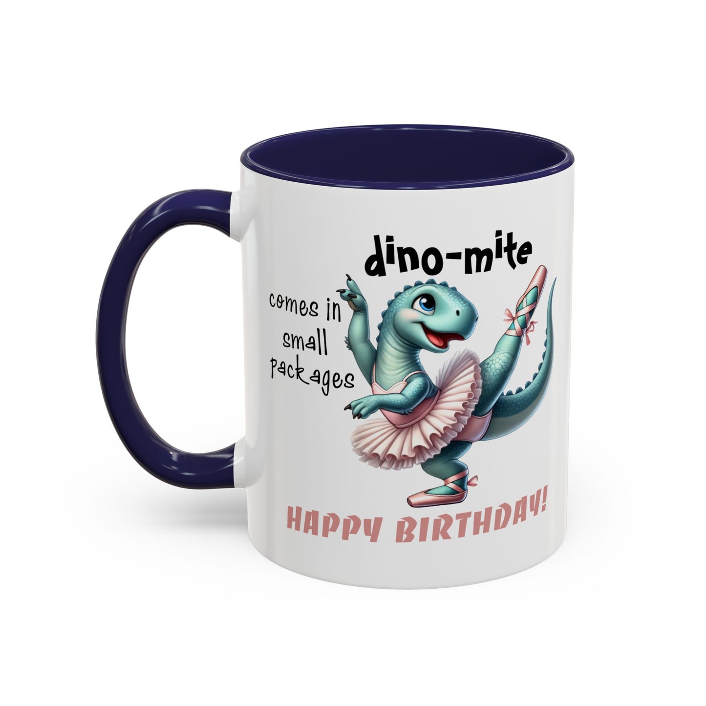 Birthday Mug - Dino-mite (Girl)