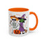 Halloween Mug - Skeleton & Witch