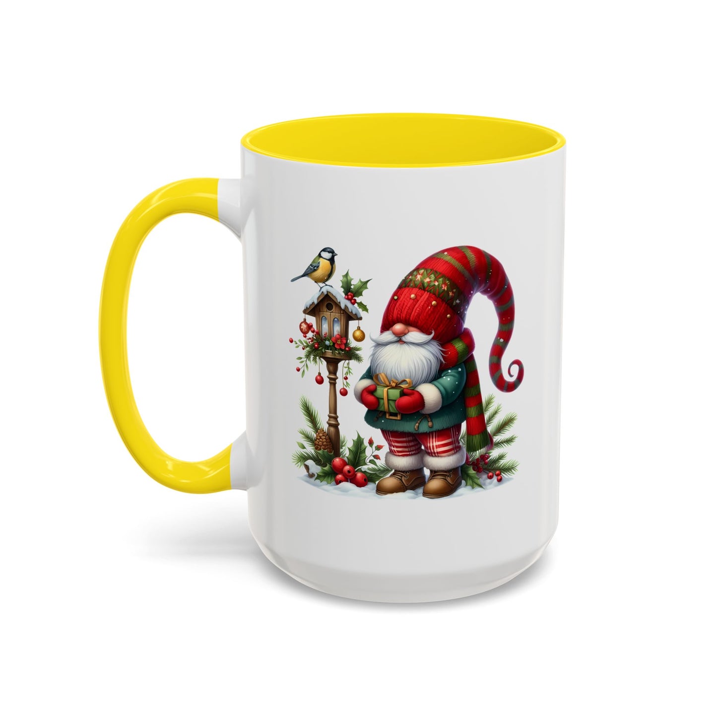 Christmas Mug - Gnome and Birdhouse