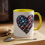 4th of July Mug - USA Sparkle Heart