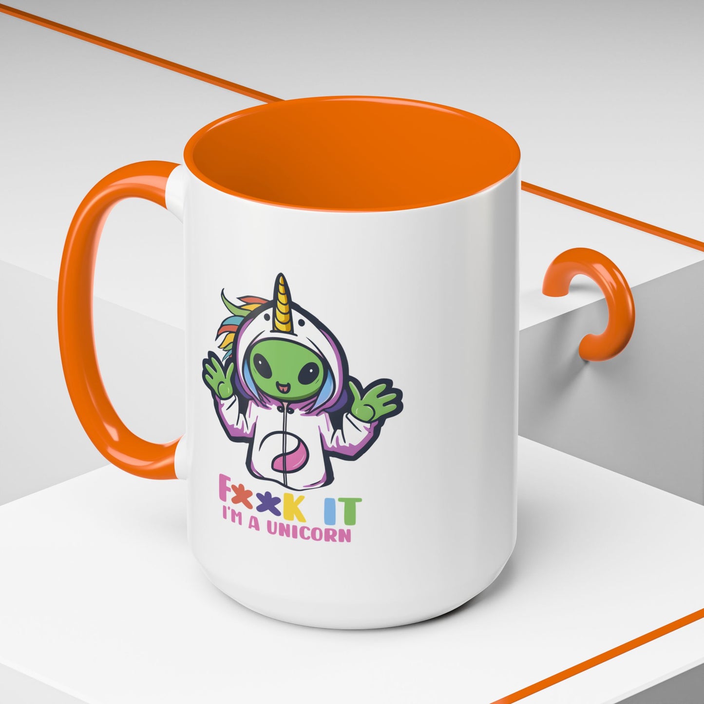 Alien Mug - F**K It I'm A Unicorn