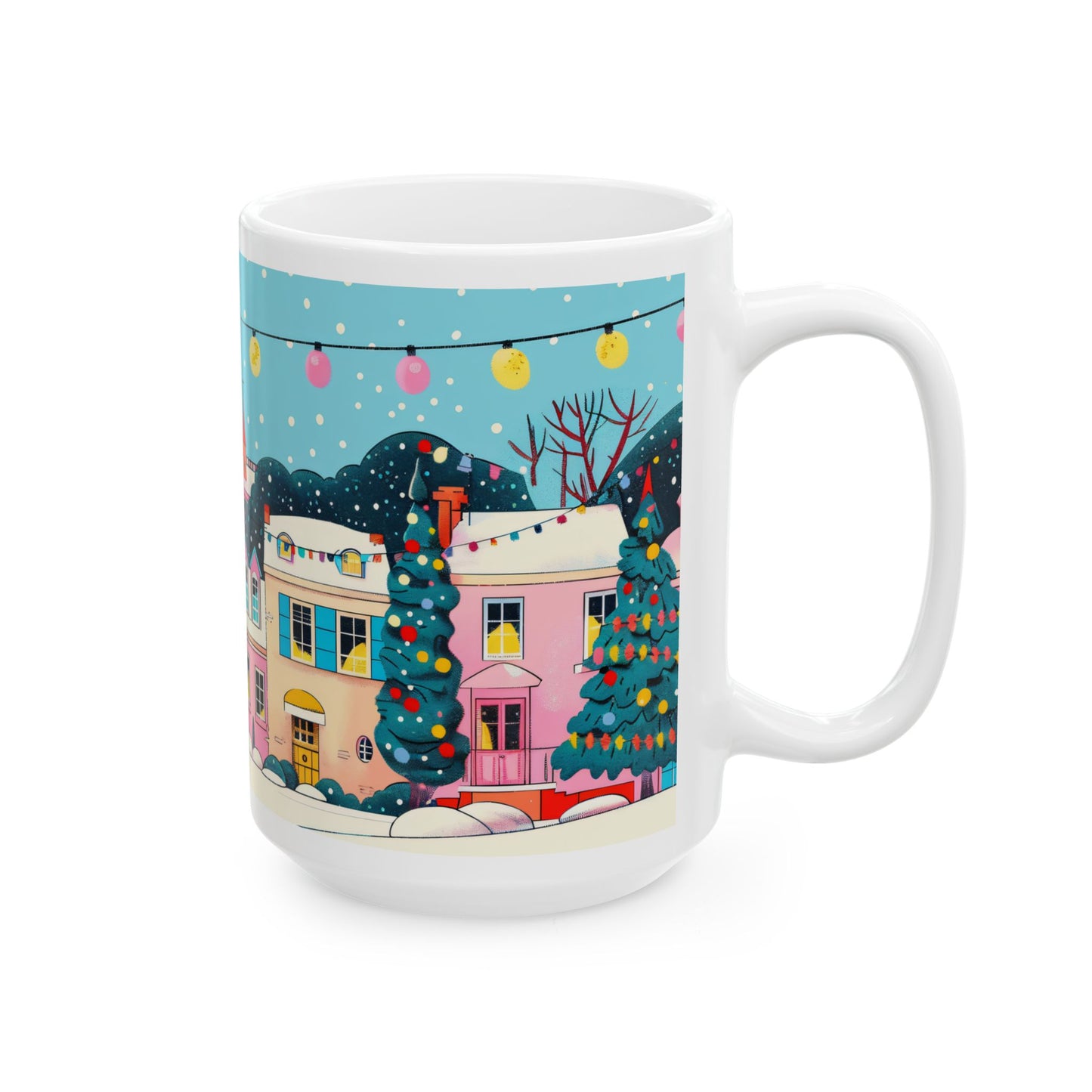 Christmas Mug - Christmas Town Wrap 1