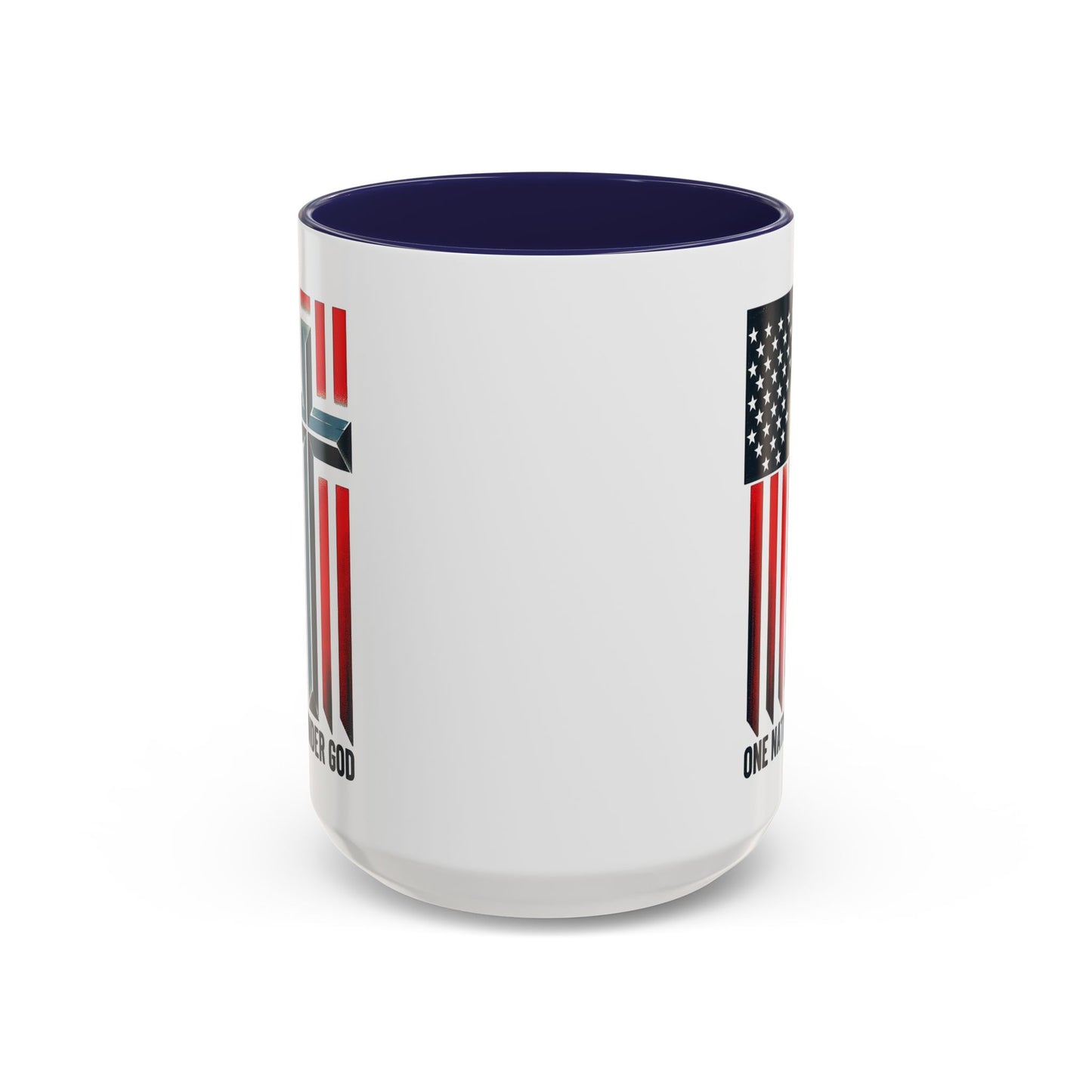 Religious Mug - One Nation Flag Cross