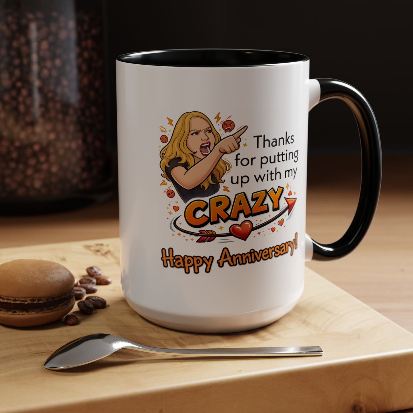 Anniversary Mug - Thanks For Putting Up