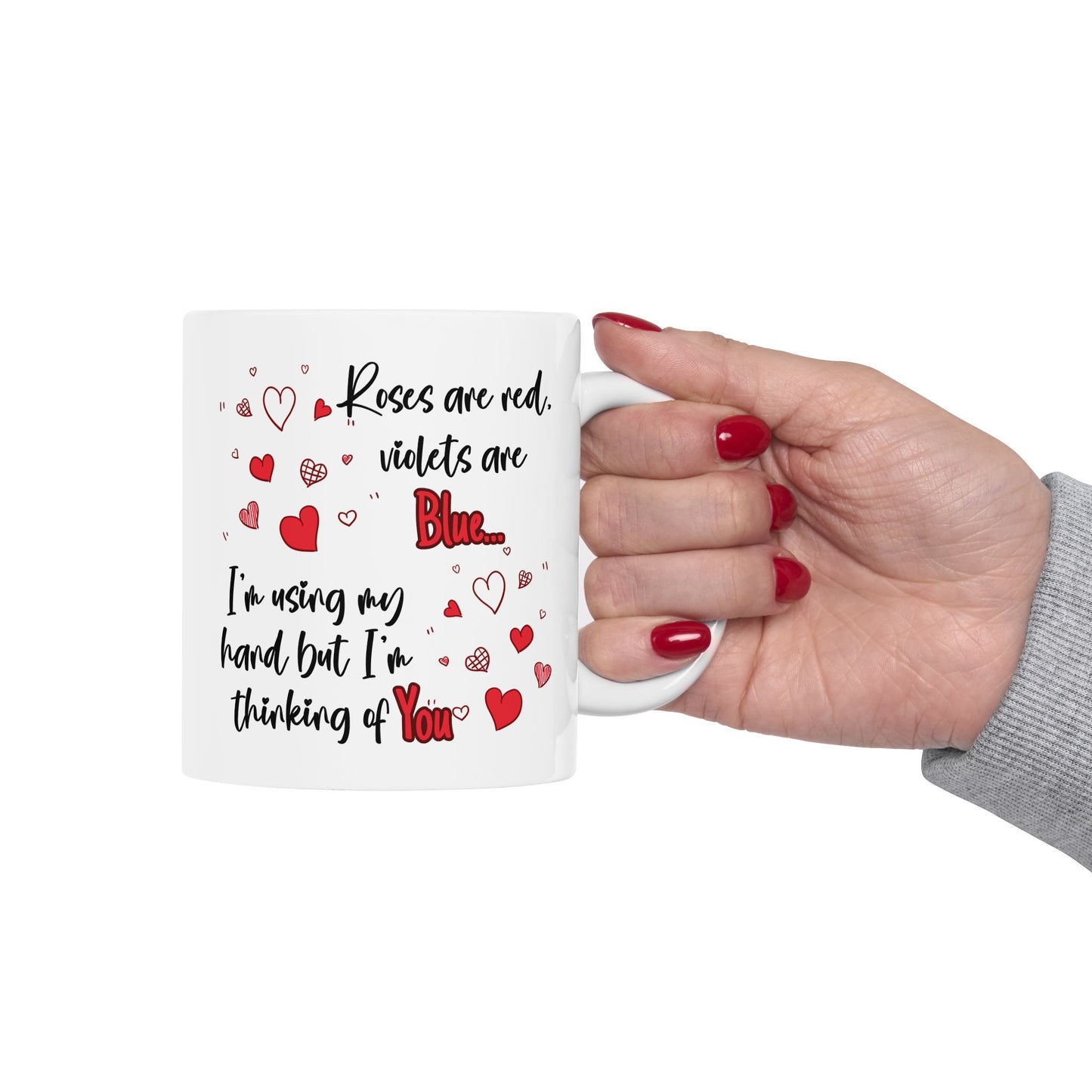 Adult Mug - Roses Are Red Violets Are Blue