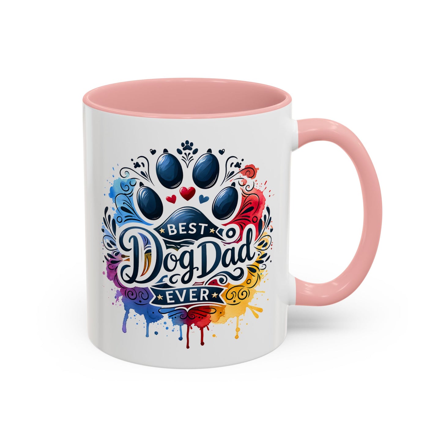 Animal Mug - Best Dog Dad Ever Paw