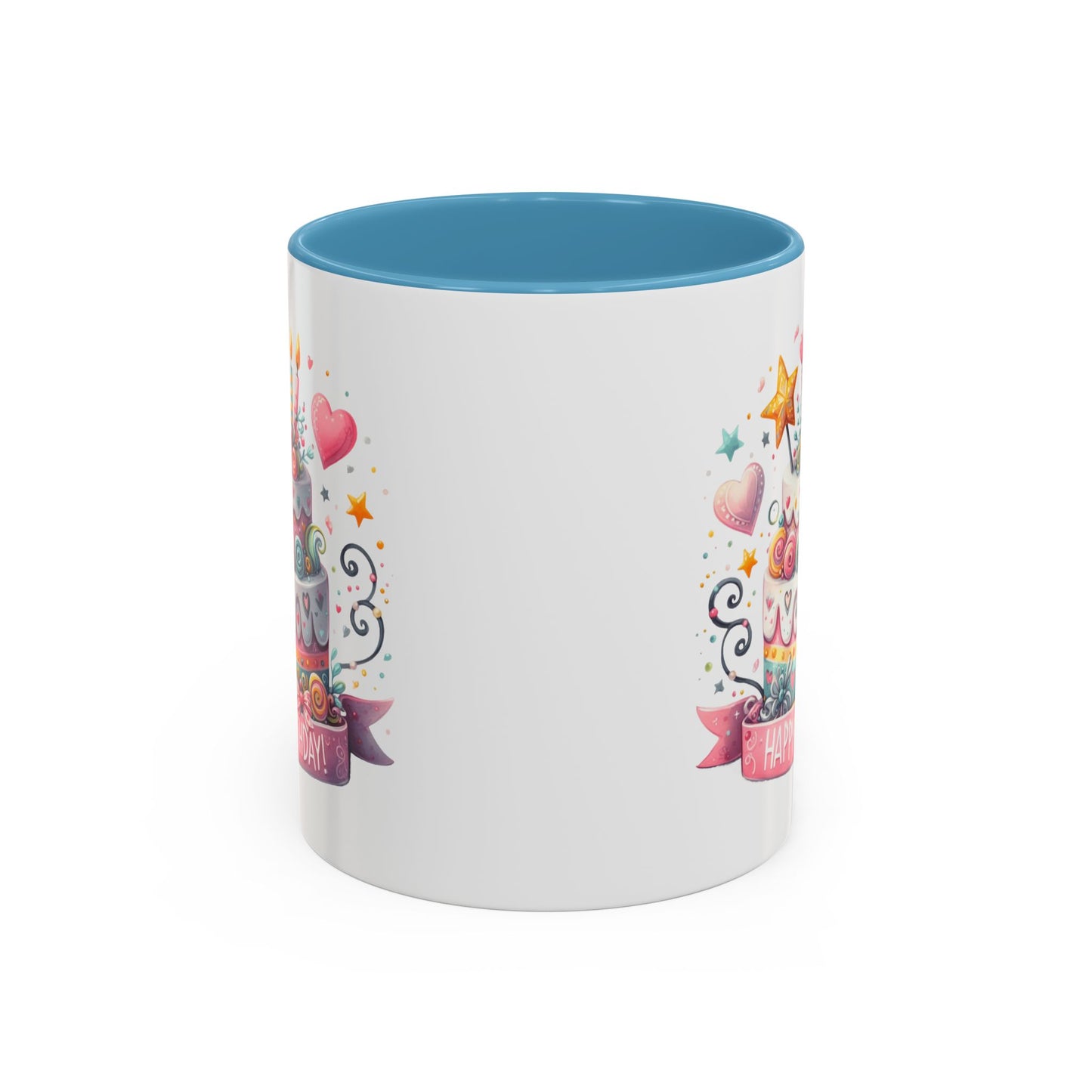 Birthday Mug - Happy Birthday Two Tiered Cake