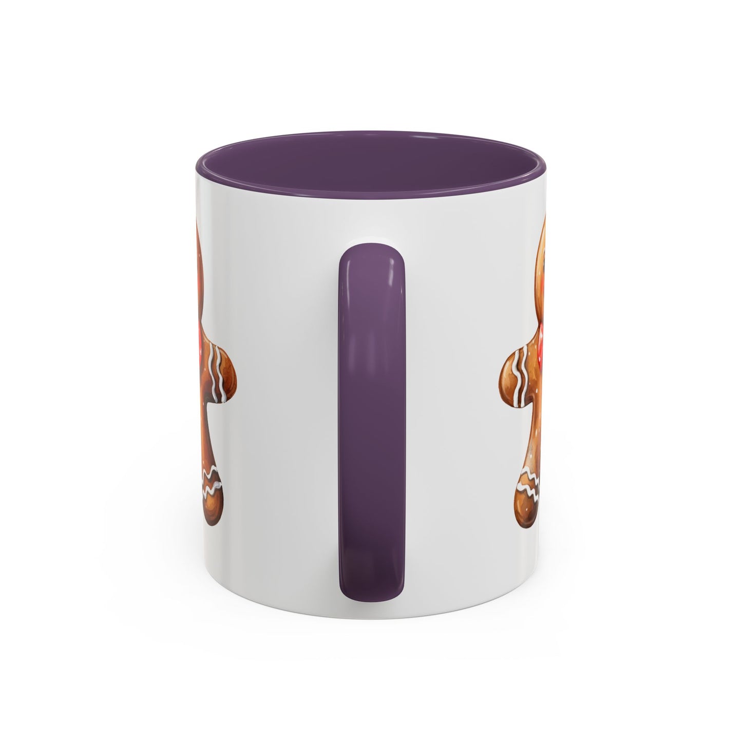 Christmas Mug - Gingerbread Man Red Bow