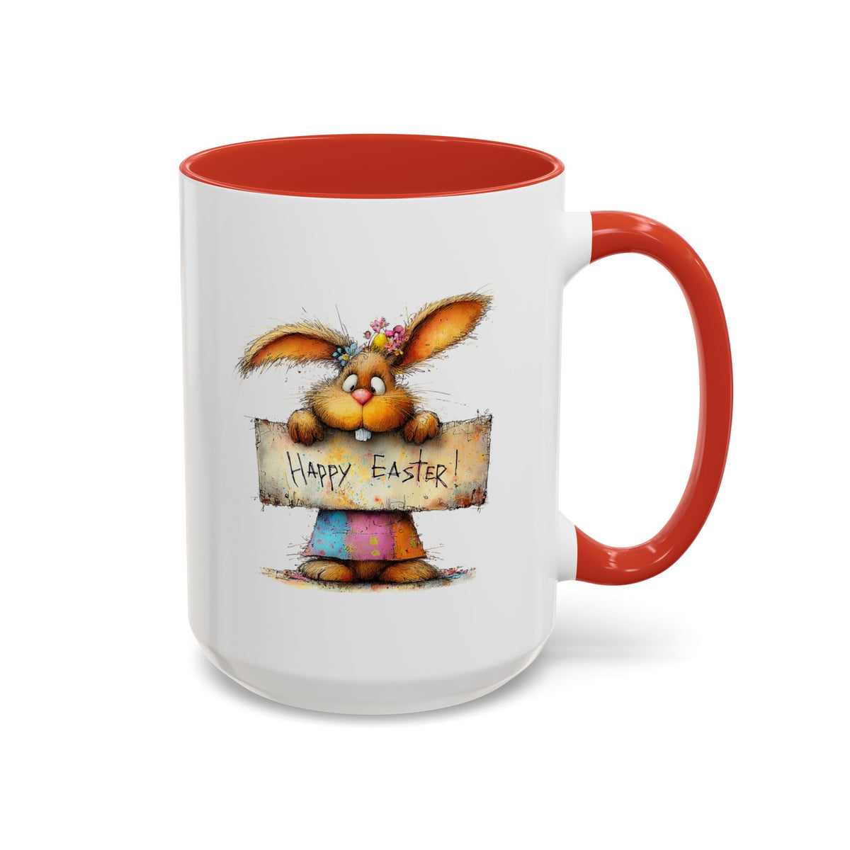 Easter Mug - Happy Easter Bunny Sign