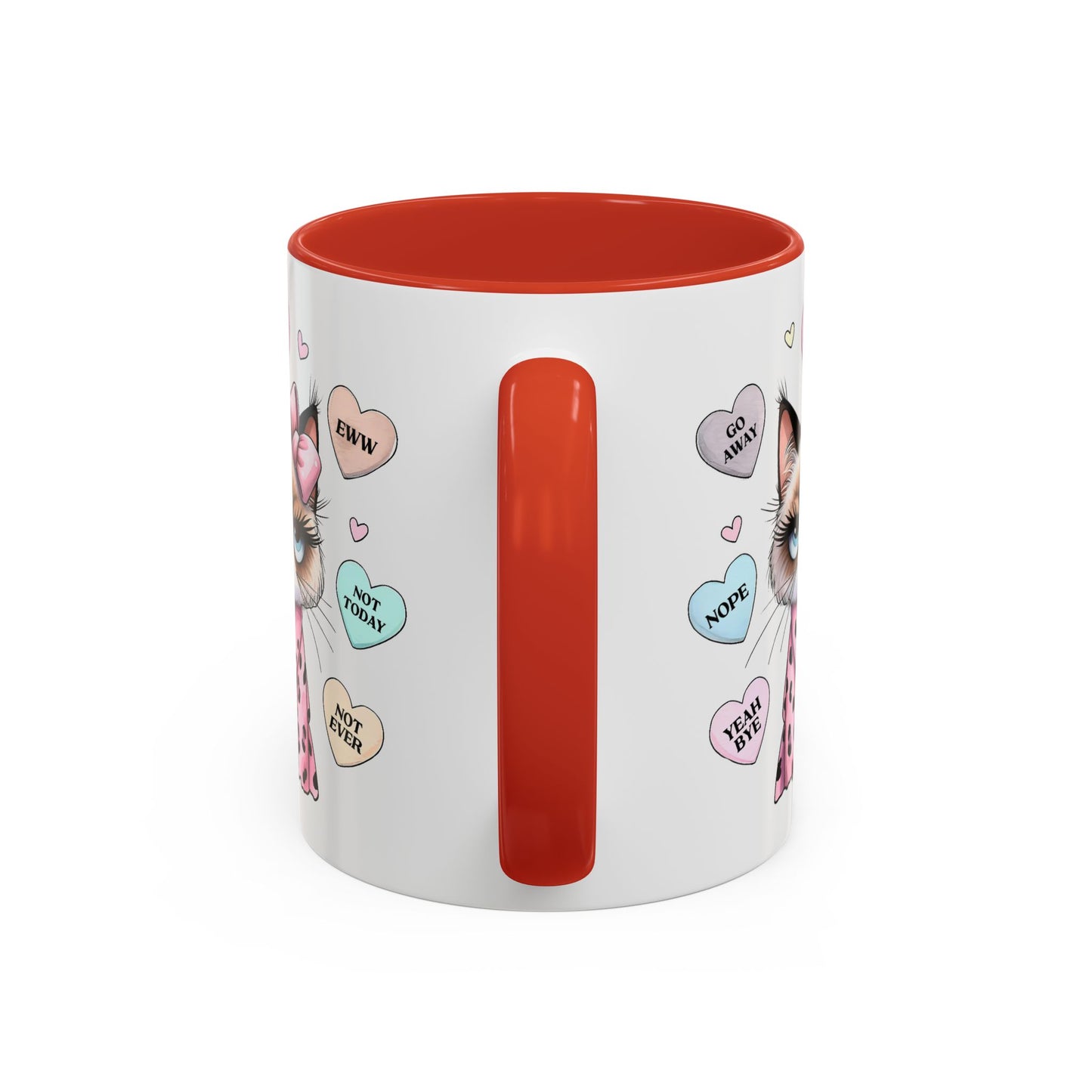 Animal Mug - Conversation Hearts