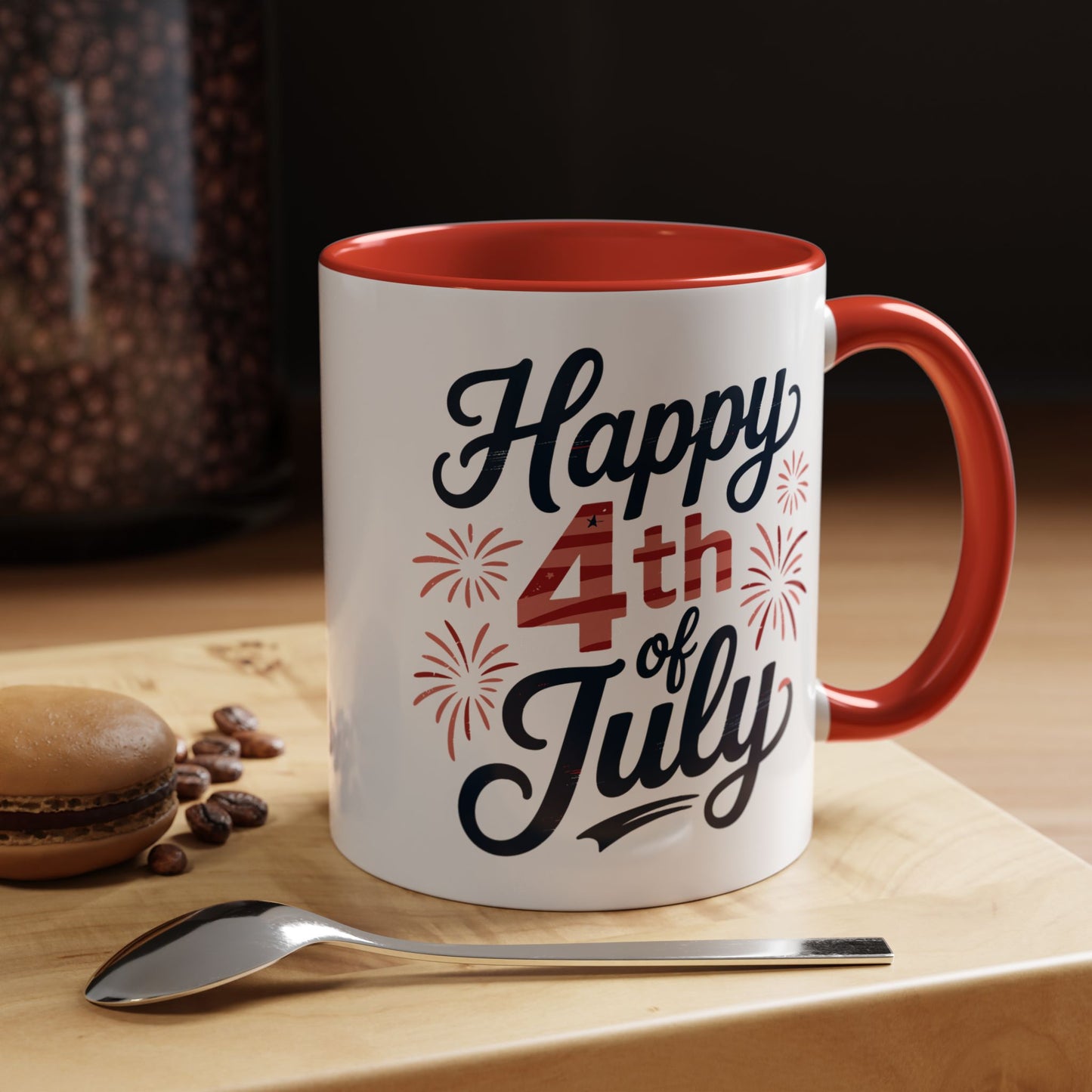 4th of July Mug - Happy 4th of July Fireworks