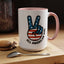 4th of July Mug - All American Girl Peace Sign