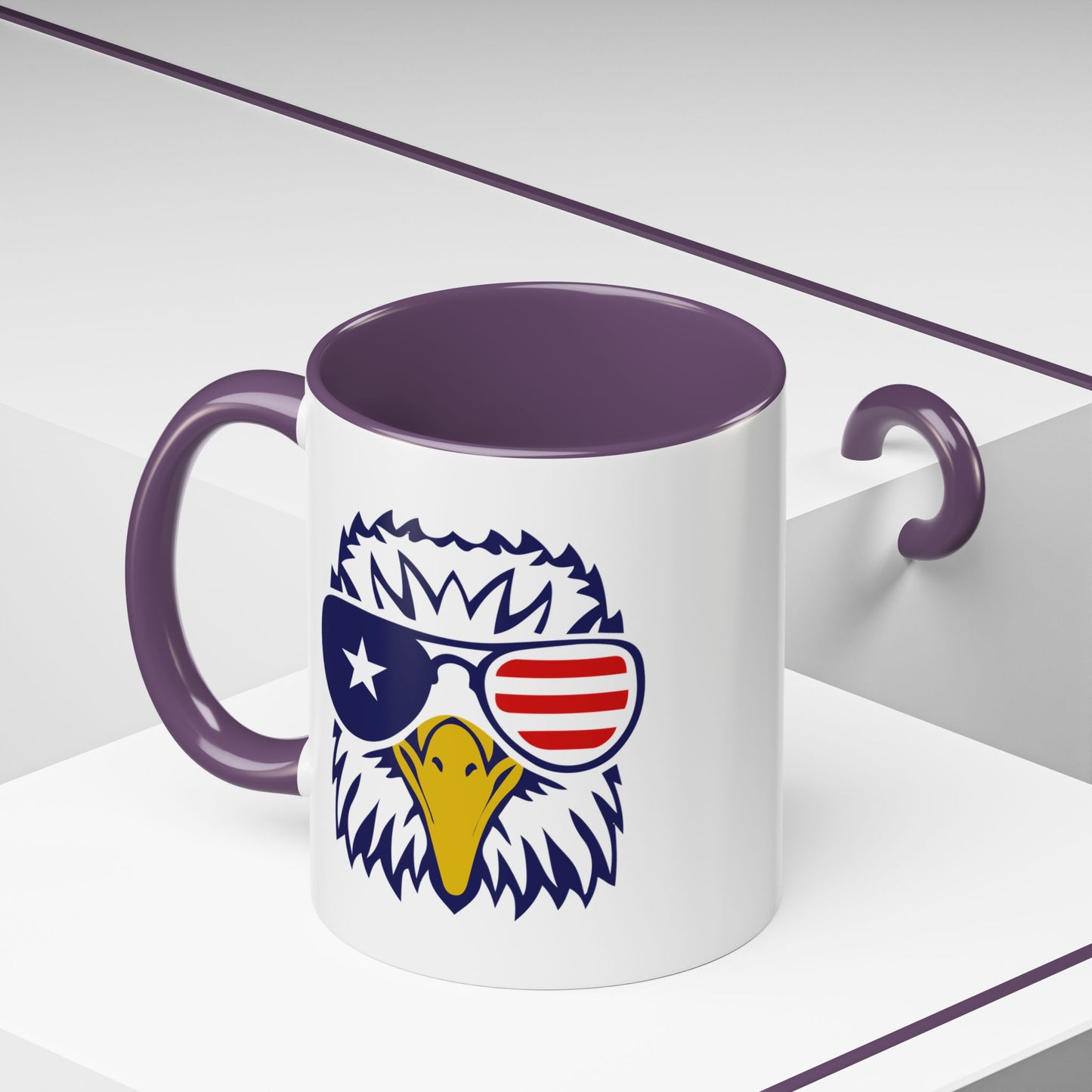 4th of July Mug - Cool American Eagle