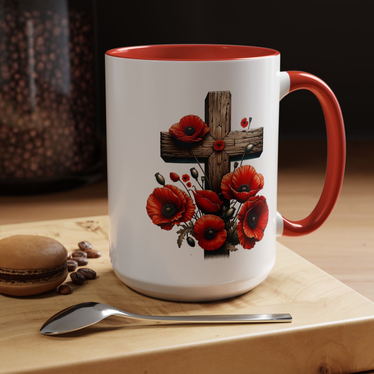 4th of July Mug - Fallen Soldier Cross