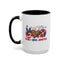 4th of July Mug - Peace Love America