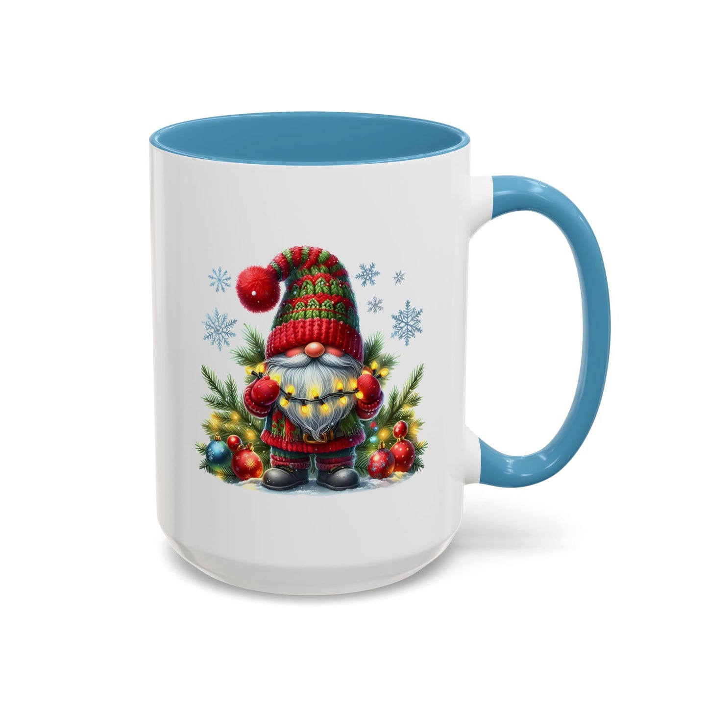 Christmas Mug - Gnome with Christmas Lights