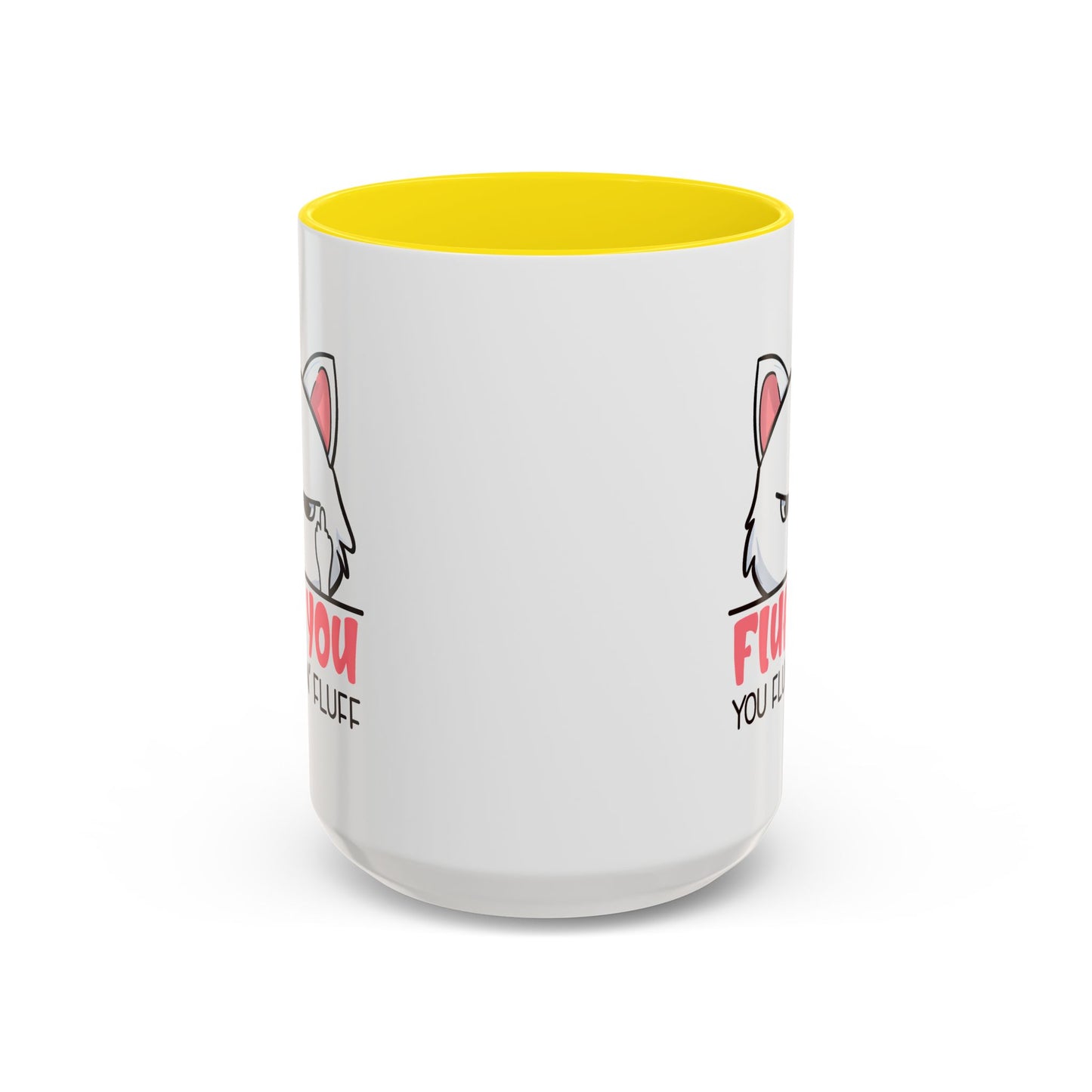 Adult Mug - Fluff You White Cat