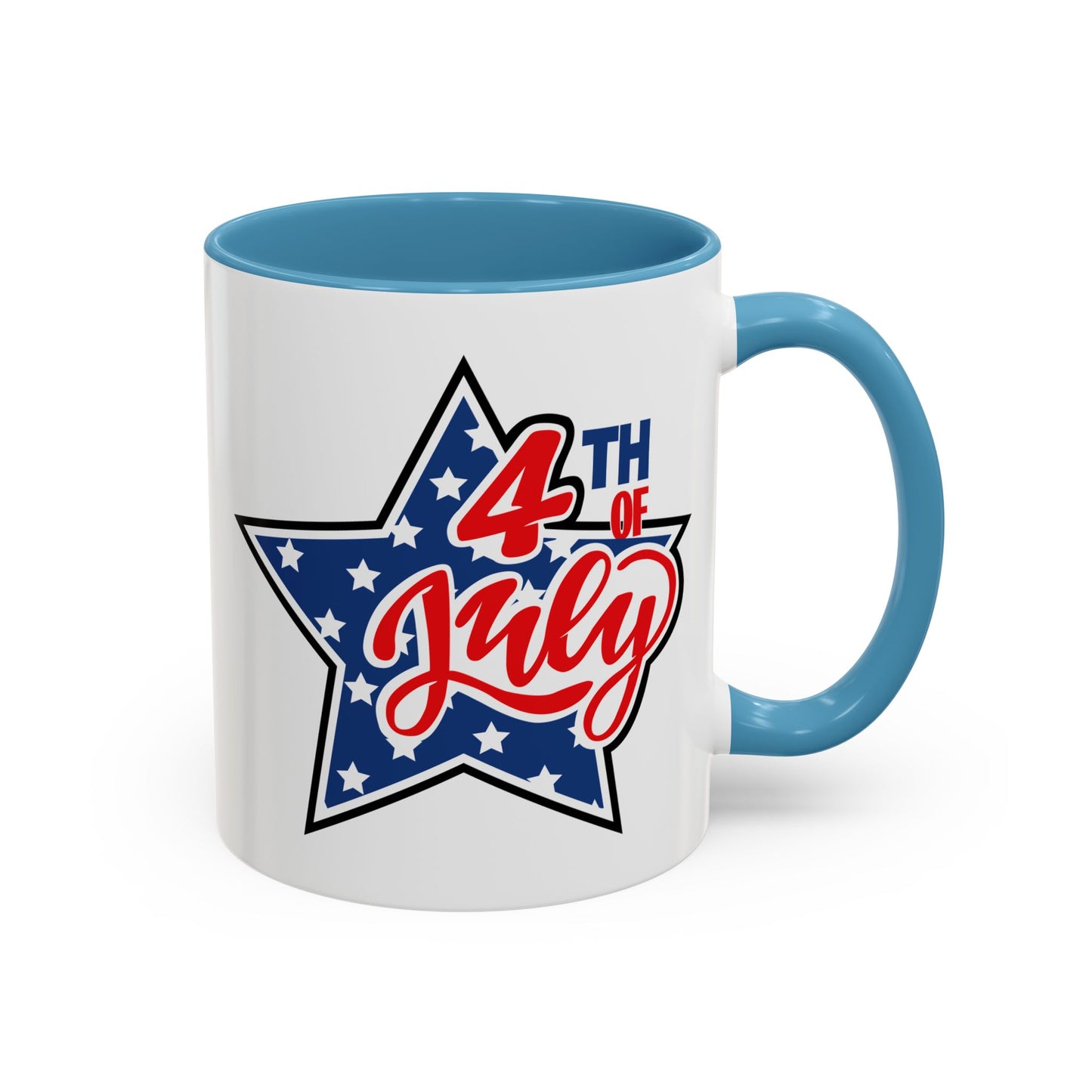 4th of July Mug - 4th of July Star Flag