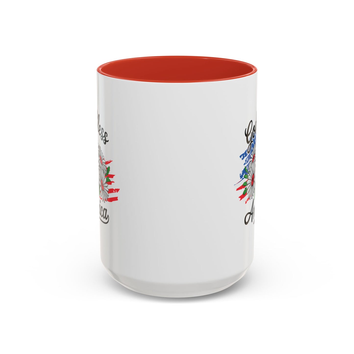 4th of July Mug - God Bless America Daisies
