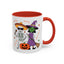Halloween Mug - Skeleton & Witch