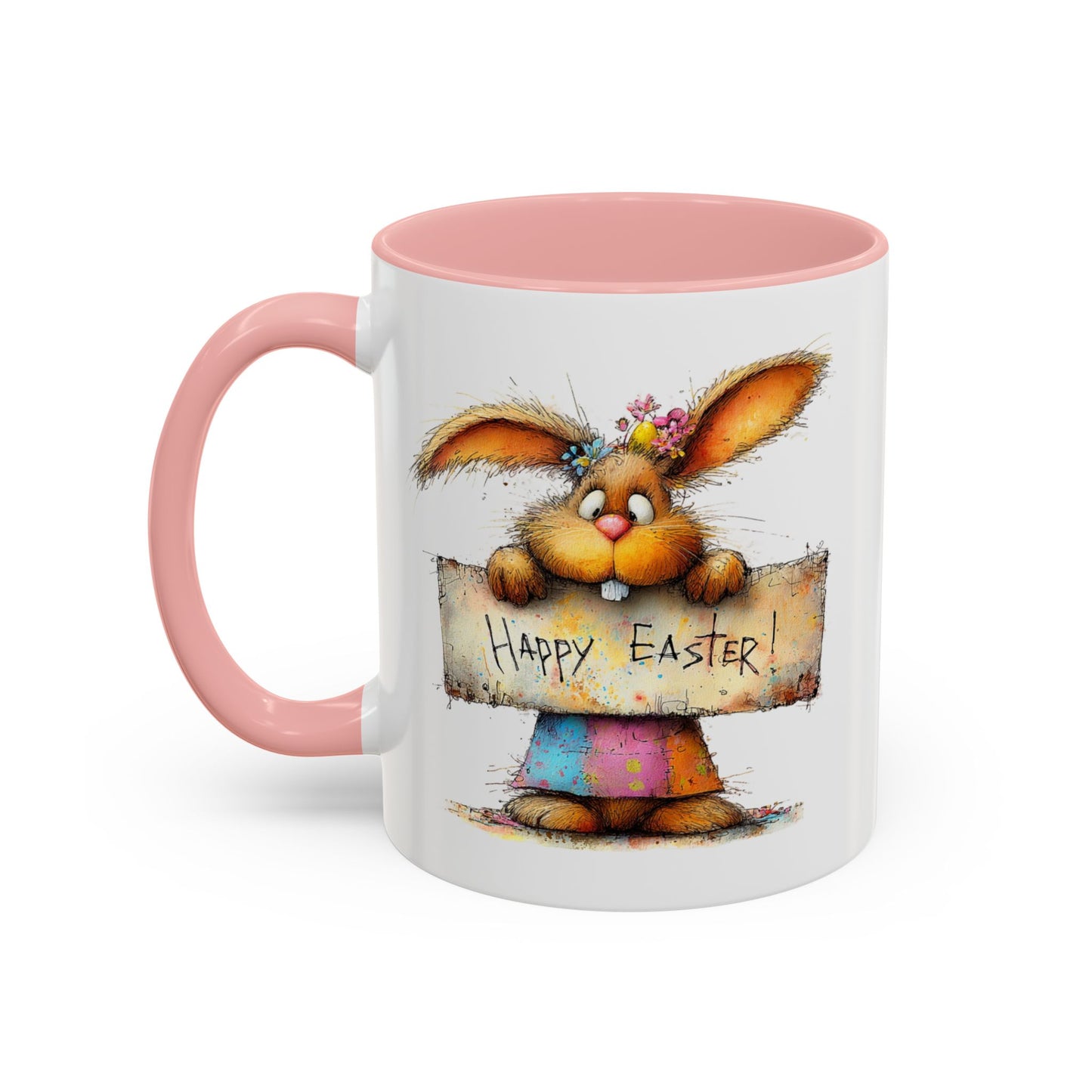 Easter Mug - Happy Easter Bunny Sign