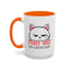 Adult Mug - Fluff You White Cat