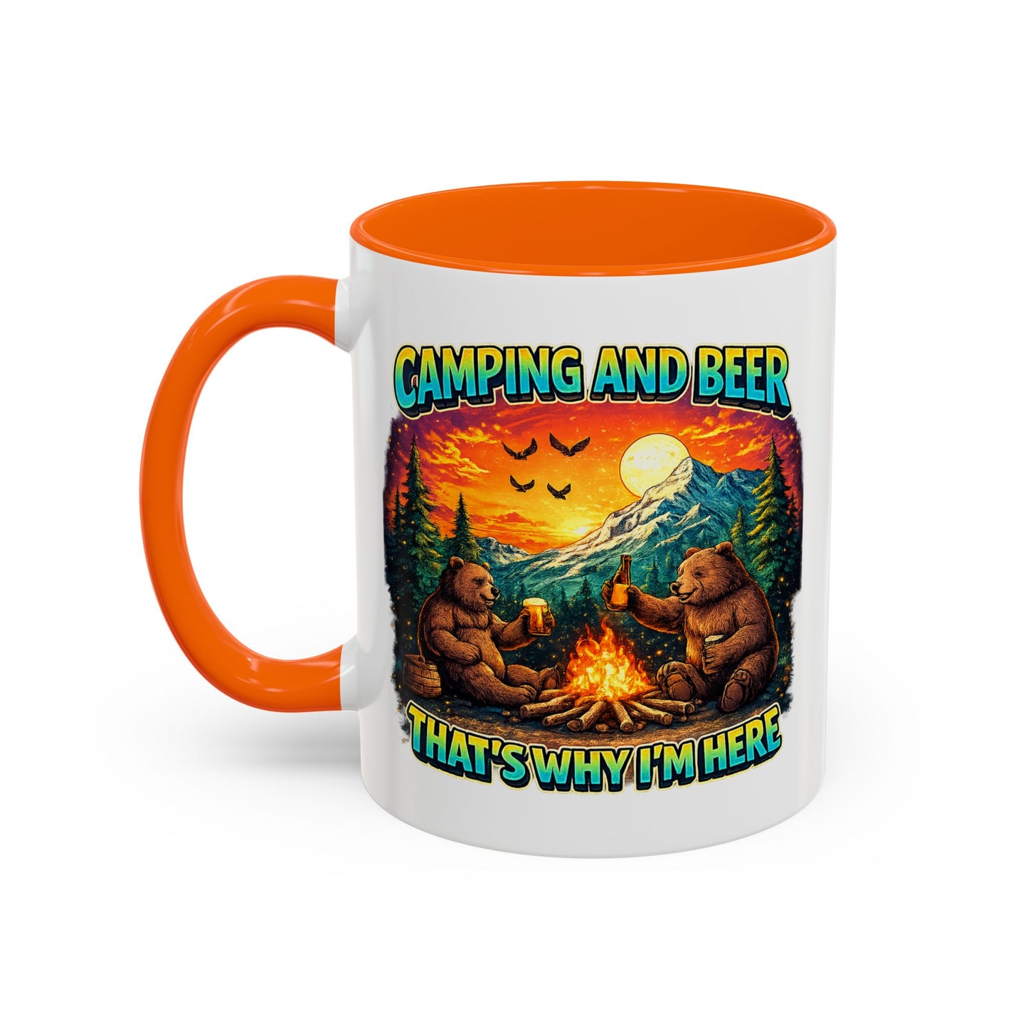 Humor Mug - Camping and Beer